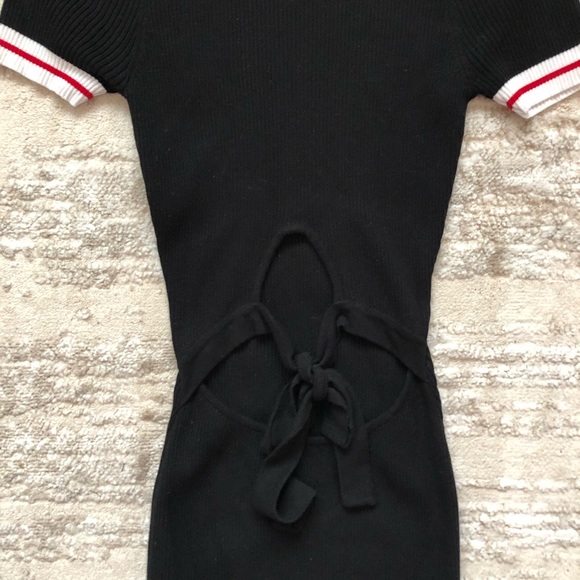 Ribbed Cutout Sporty T Shirt Dress by Rehab Small - Picture 3 of 9